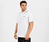 STRUCTURED KNIT POLO, WHITE