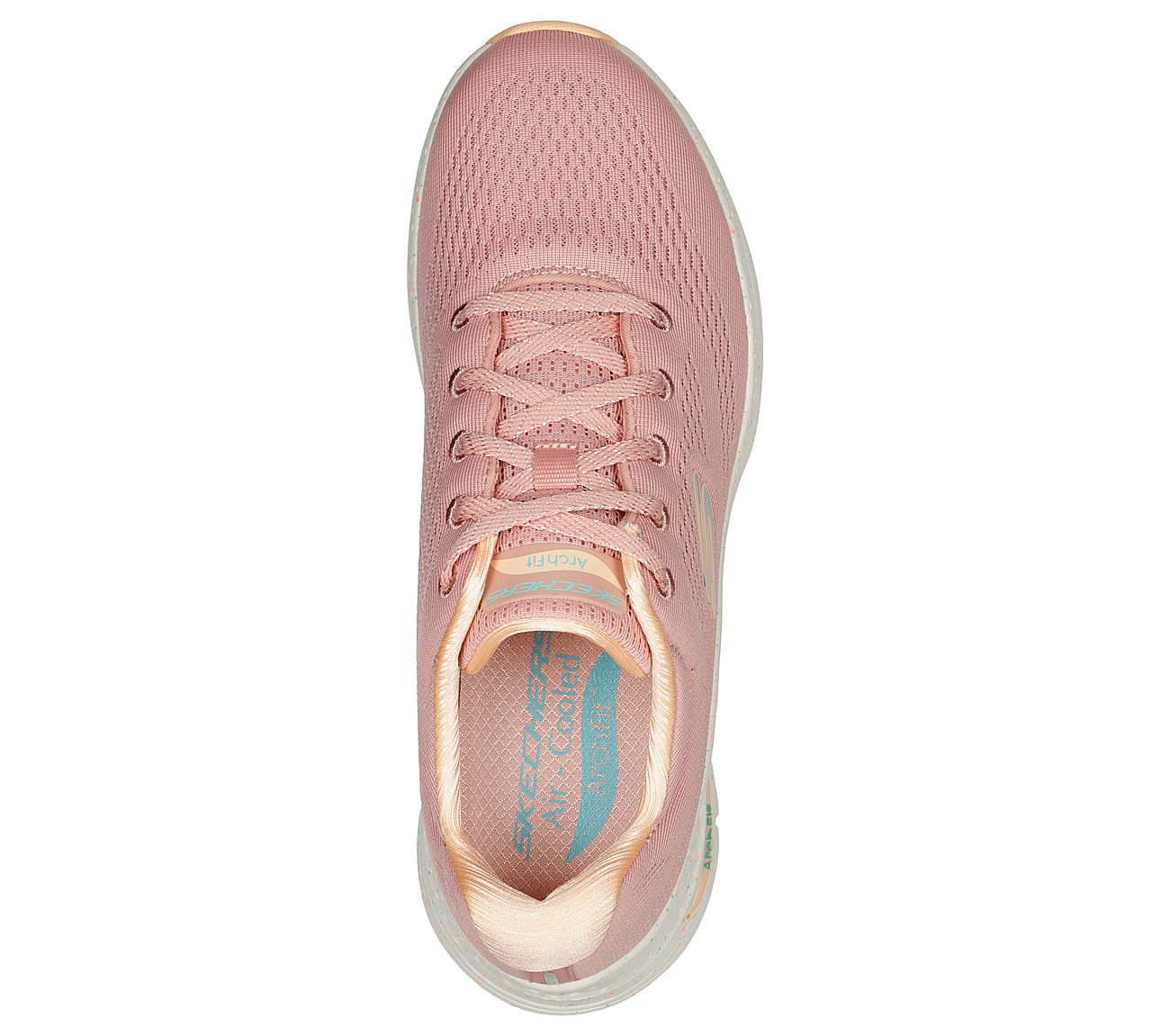 ARCH FIT, PINK/MULTI Footwear Top View