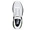 SKECHERS SLIP-INS: MAX CUSHIONING SUSPENSION, WHITE BLACK Footwear Top View