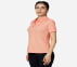 OFF DUTY POLO, CORAL/LIME