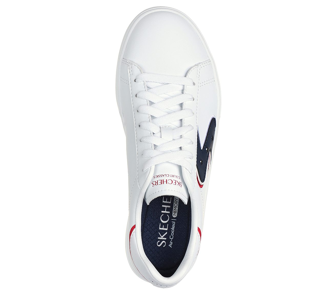 EDEN LX - SPECIAL STARS, WHITE/NAVY/RED Footwear Top View