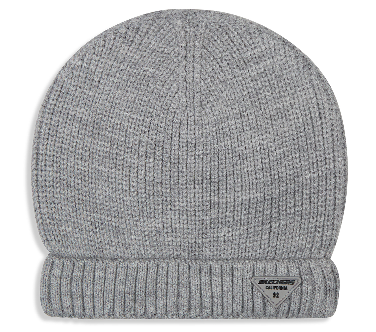SKECHERS SELF DESIGN BEANIE, GRAY