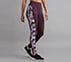 PRINTED PANEL LEGGING, WHITE/TURQ/PURPLE