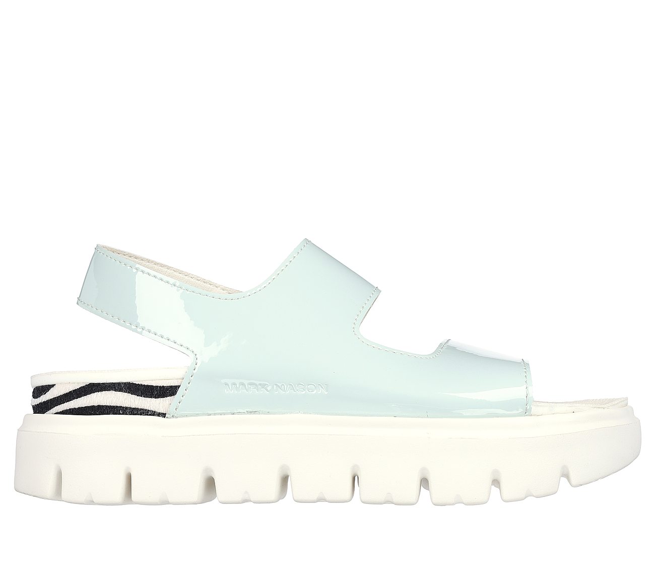MALAGA - ELENA, TURQUOISE Footwear Lateral View