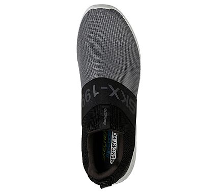 BOUNDER- WOLFSTON, CHARCOAL/BLACK Footwear Top View