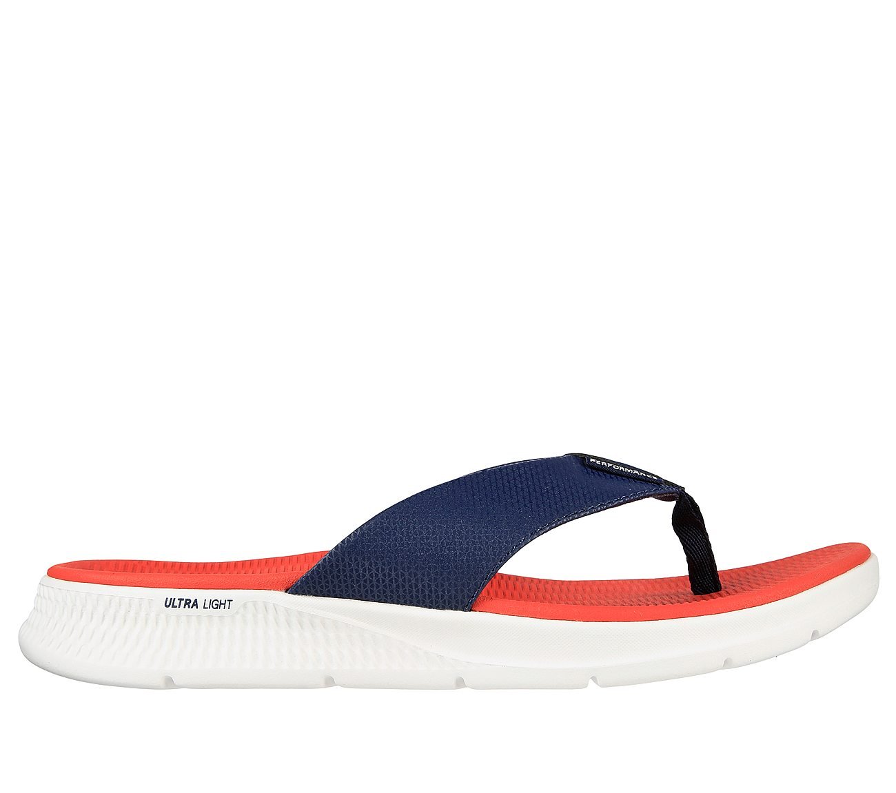 GO CONSISTENT SANDAL-SYNTHWAV, NAVY/RED Footwear Lateral View