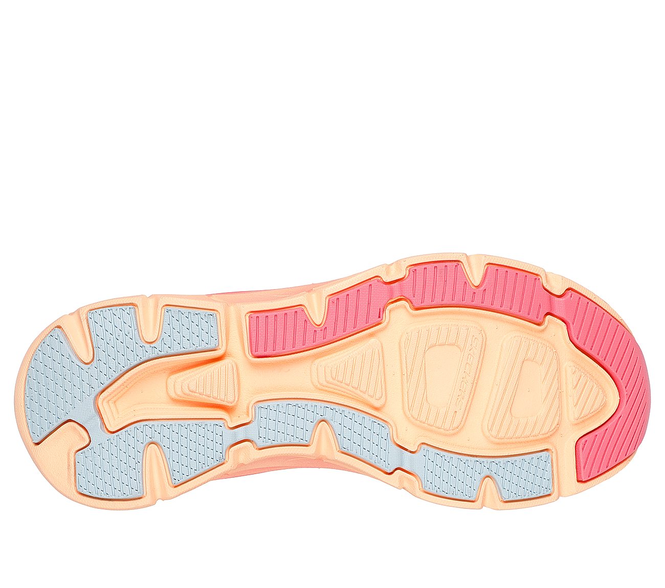D'LUX WALKER 2.0-NEON SITES, AQUA/MULTI Footwear Bottom View