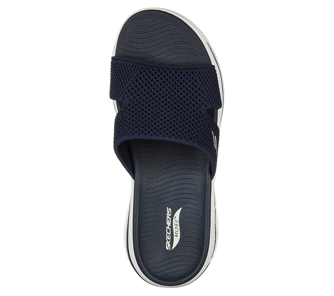 GO WALK ARCH FIT SANDAL - WOR, NNNAVY Footwear Top View