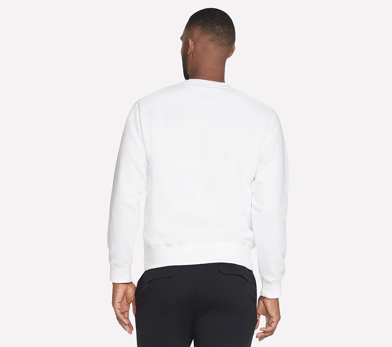 SKECH-SWEATS MIAMI CREW, WWWHITE Apparels Top View