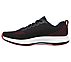 GO RUN PULSE - STRADA, BLACK/RED Footwear Left View