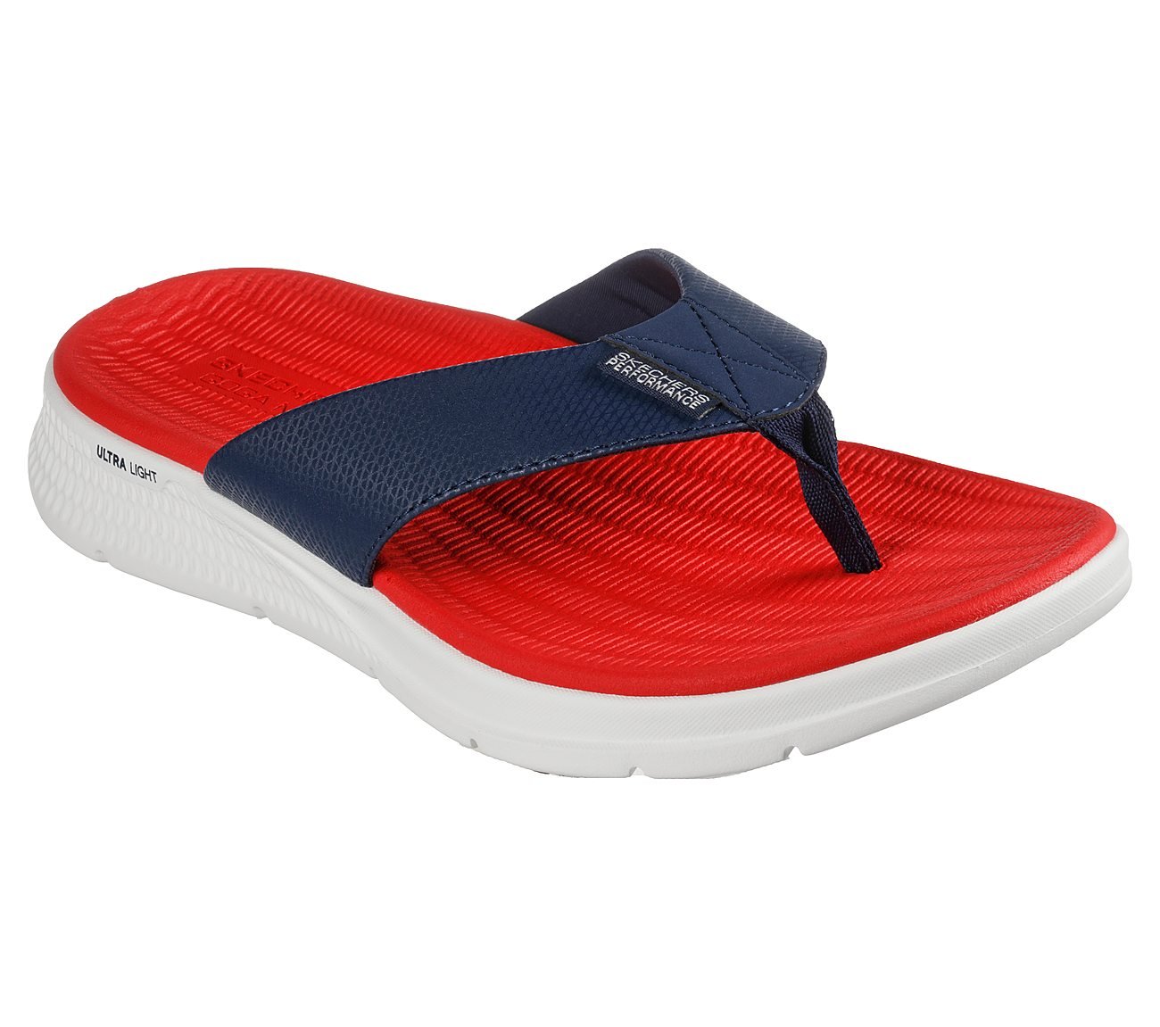 GO CONSISTENT SANDAL-SYNTHWAV, NAVY/RED Footwear Right View