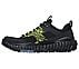 SKECHERS MONSTER - MASHTON, BLACK/LIME Footwear Left View