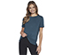 GODRI STRIDE TEE, TEAL Apparels Lateral View