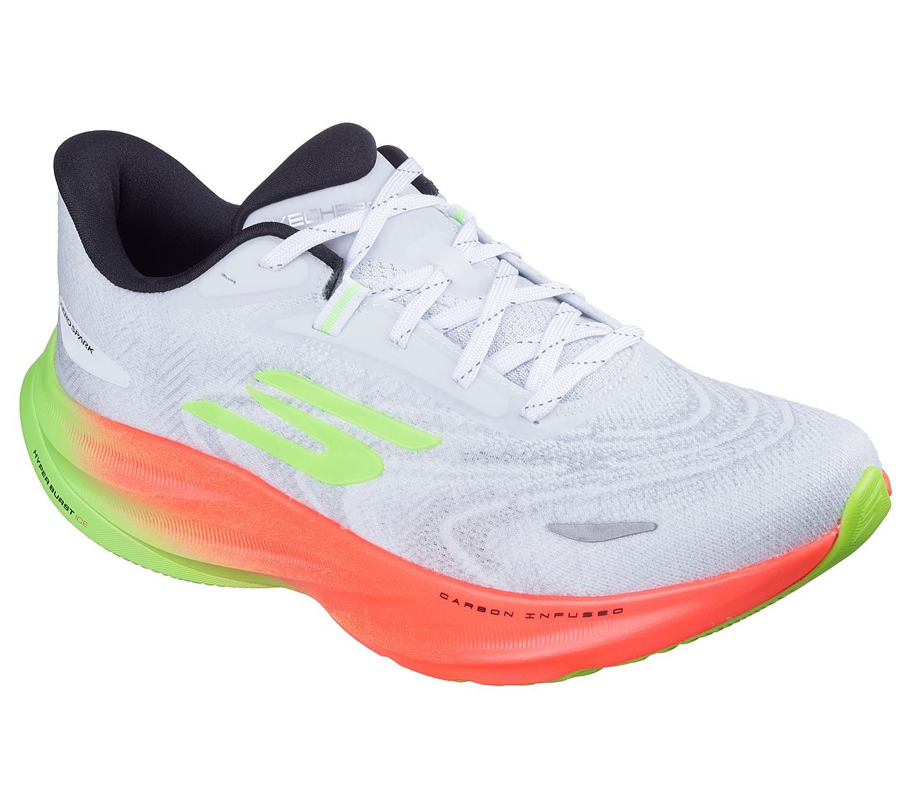 SKECHERS AERO SPARK, WHITE/MULTI Footwear Right View