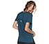 GODRI STRIDE TEE, TEAL Apparels Top View