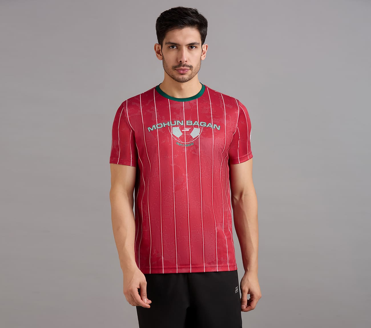 MOHUN BAGAN BRANDED BACK T-SHIRT, RED