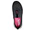 GO WALK ARCH FIT-LUNAR VIEWS, BLACK/HOT PINK Footwear Top View