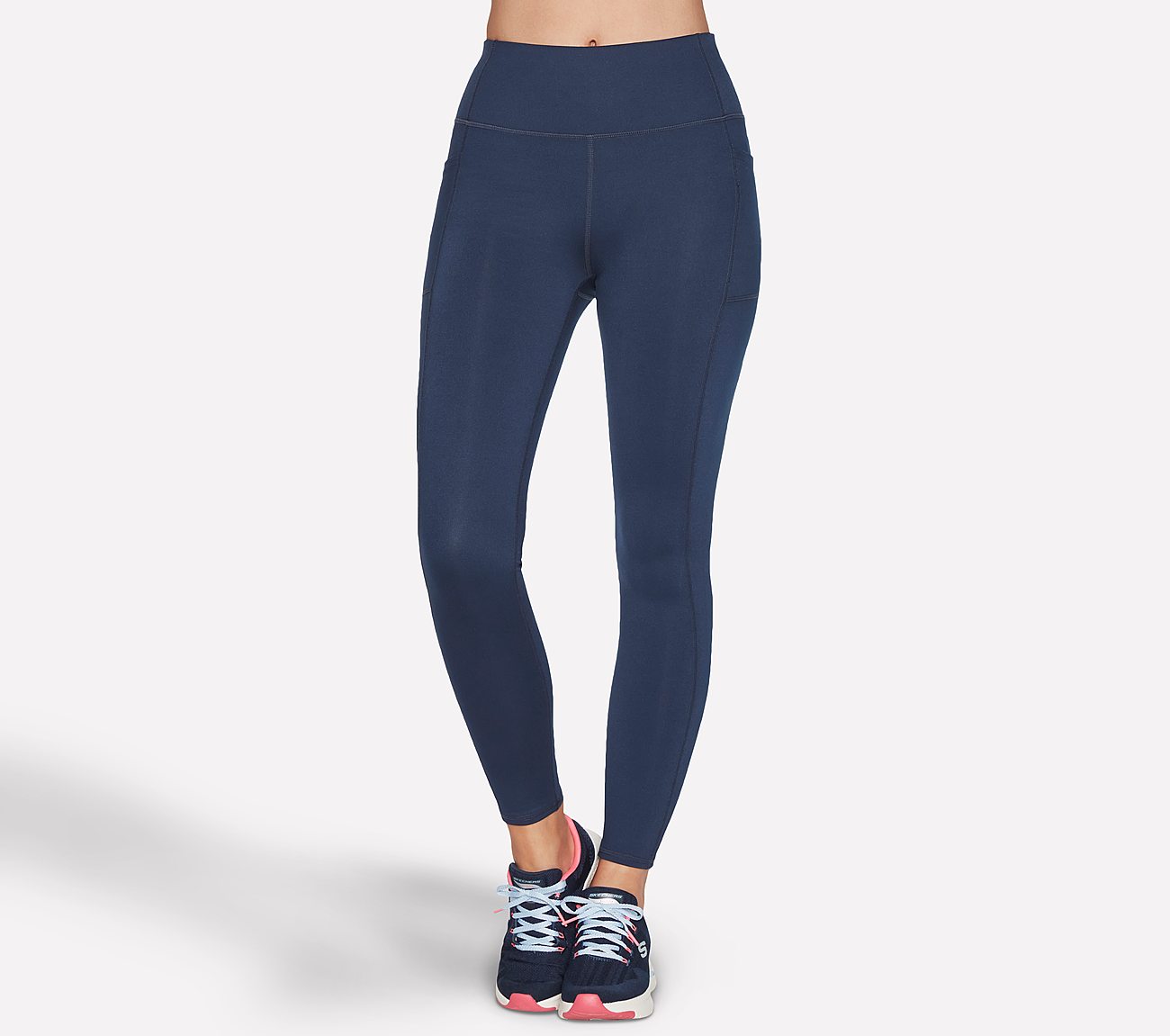 GOSTRETCH HW FL 4 POCKET LEGG, NNNAVY Apparels Lateral View