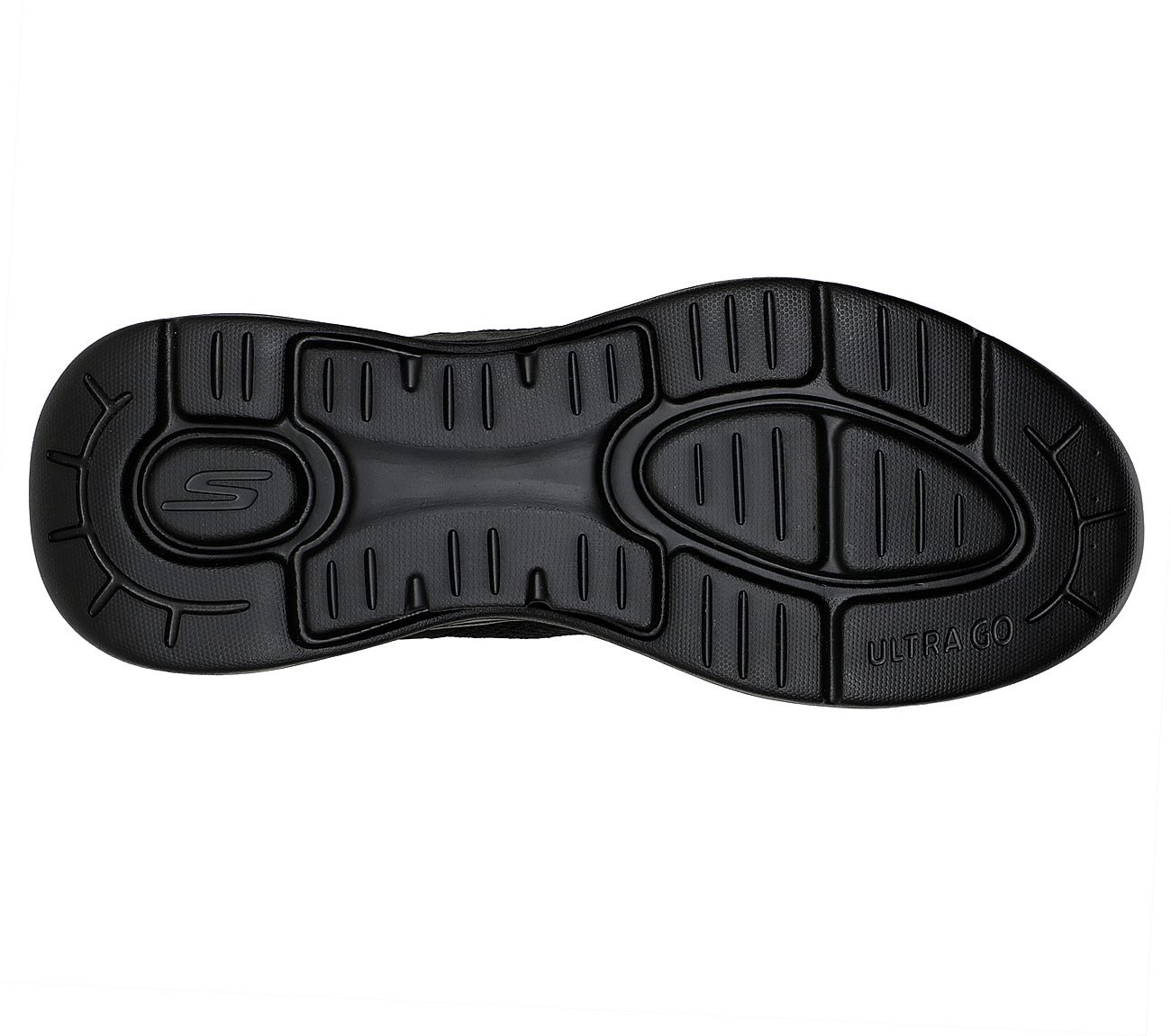 GO WALK ARCH FIT - CLINTON, BBLACK Footwear Bottom View