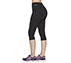 GOSTRETCH CAPRI, BBBBLACK Apparel Bottom View