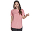 GODRI SWIFT TUNIC TEE, RED/PINK Apparels Lateral View