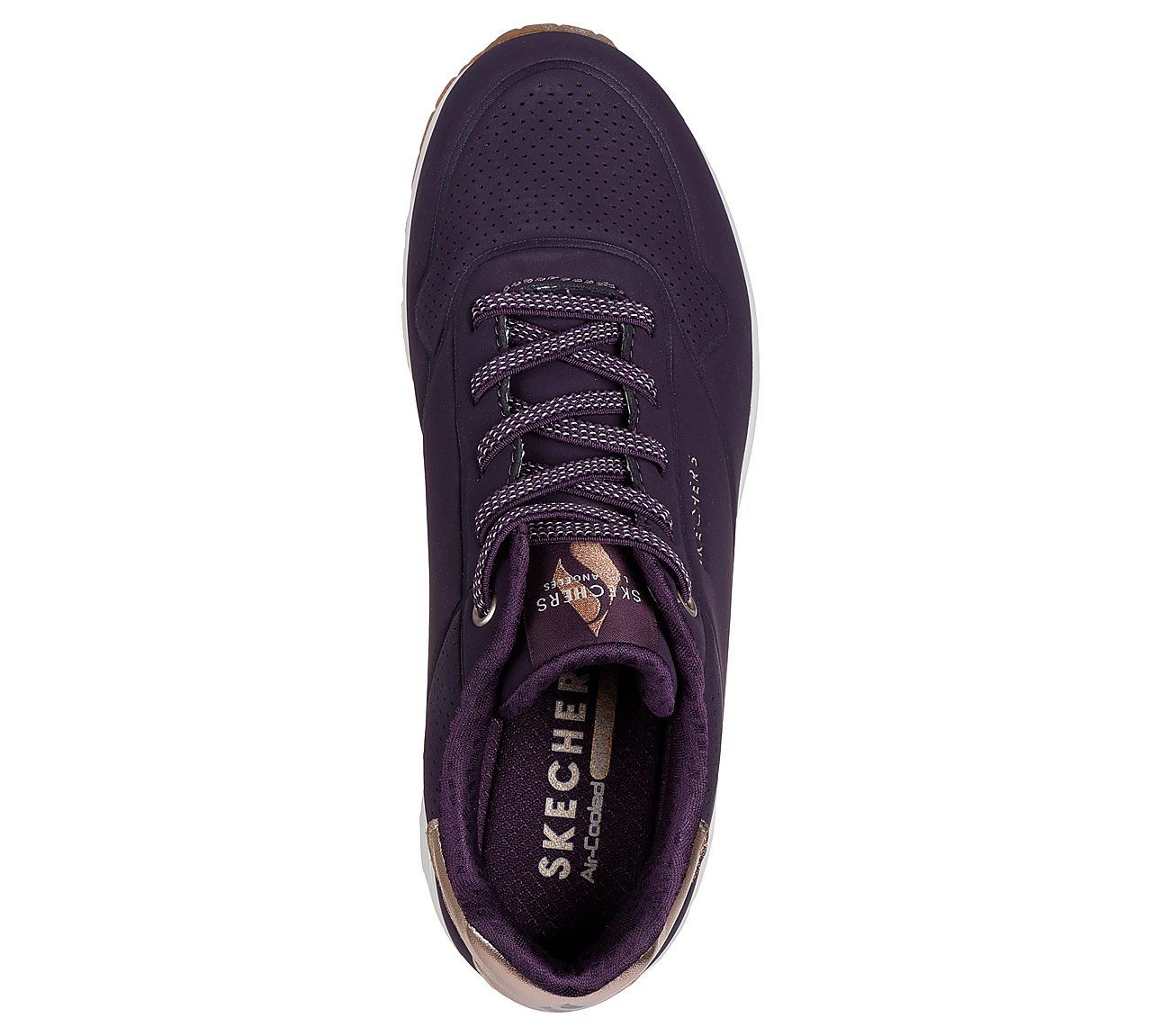 UNO - SHIMMER AWAY, DARK PURPLE Footwear Top View