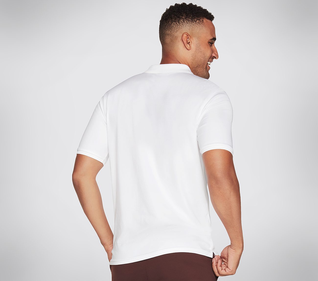 OFF DUTY POLO, WWWHITE Apparel Top View