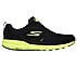 GO RUN PURE 2, BLACK/LIME Footwear Right View