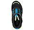 MEGA-SURGE - FLASH BREEZE, BLACK/BLUE/LIME Footwear Top View
