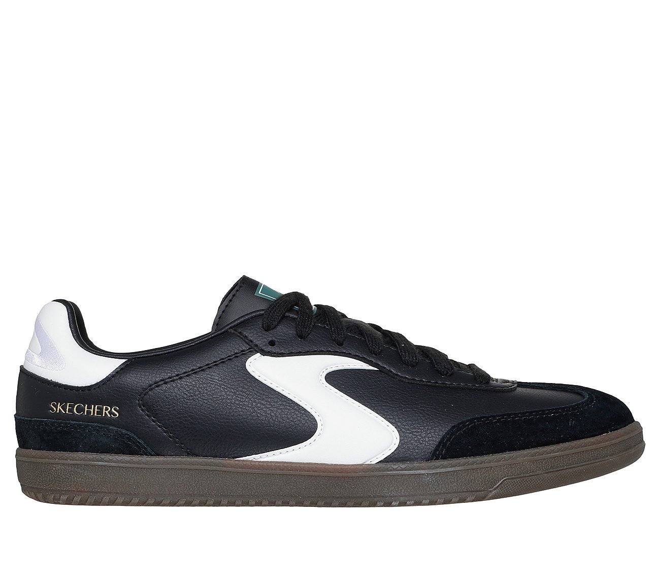 HOTSHOT - PYKE, BLACK/WHITE Footwear Lateral View