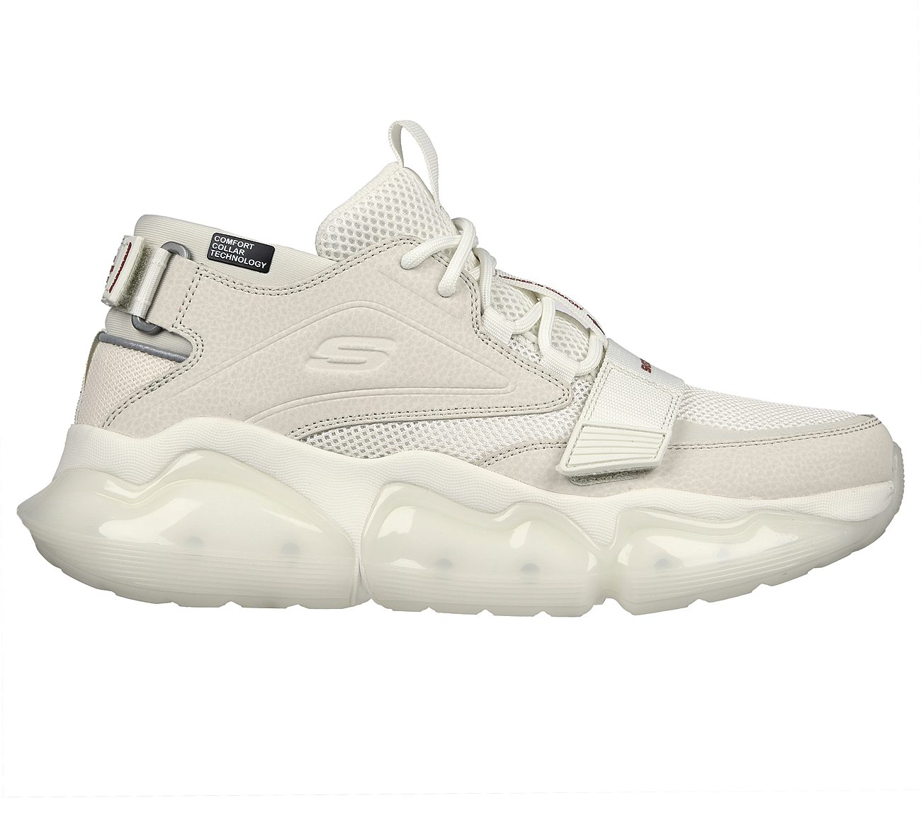 AIR CUSHIONING MEGA, OFF WHITE Footwear Right View