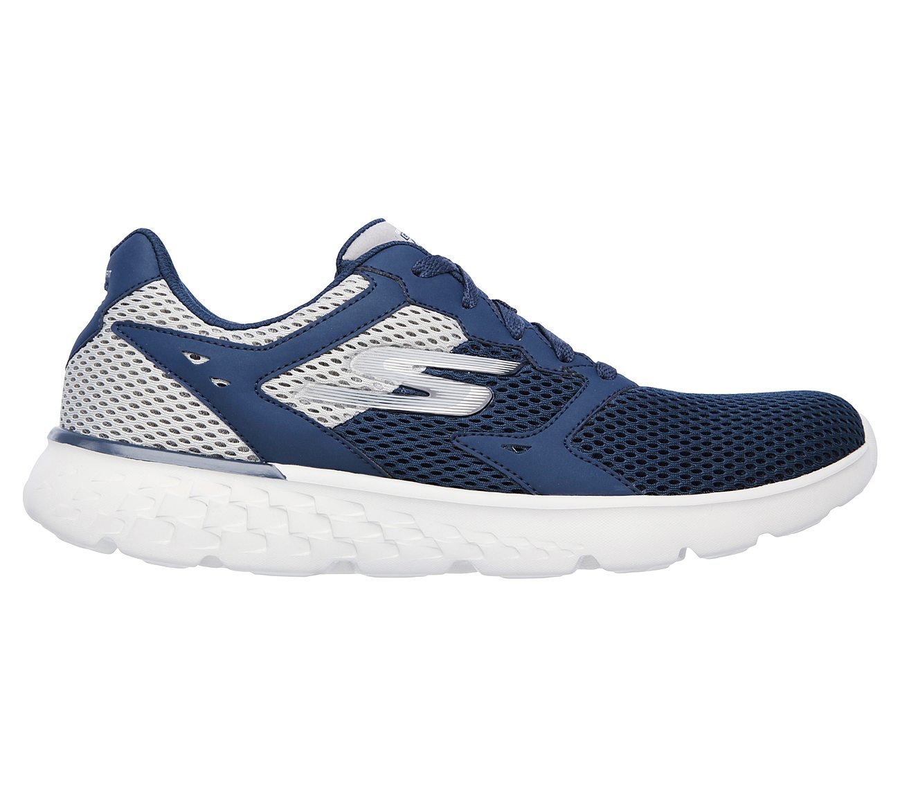 GO RUN 400, NAVY/GREY Footwear Right View