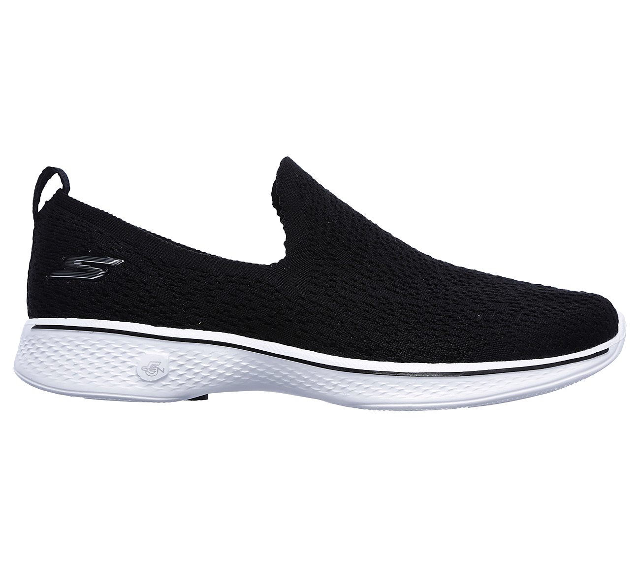 Skechers Black/White Go Walk 4 Gifted Womens Walking Shoes - Style ID ...