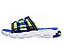 MEGA-CRAFT SANDAL-CUBOSPLASH, BLACK/BLUE/LIME Footwear Left View