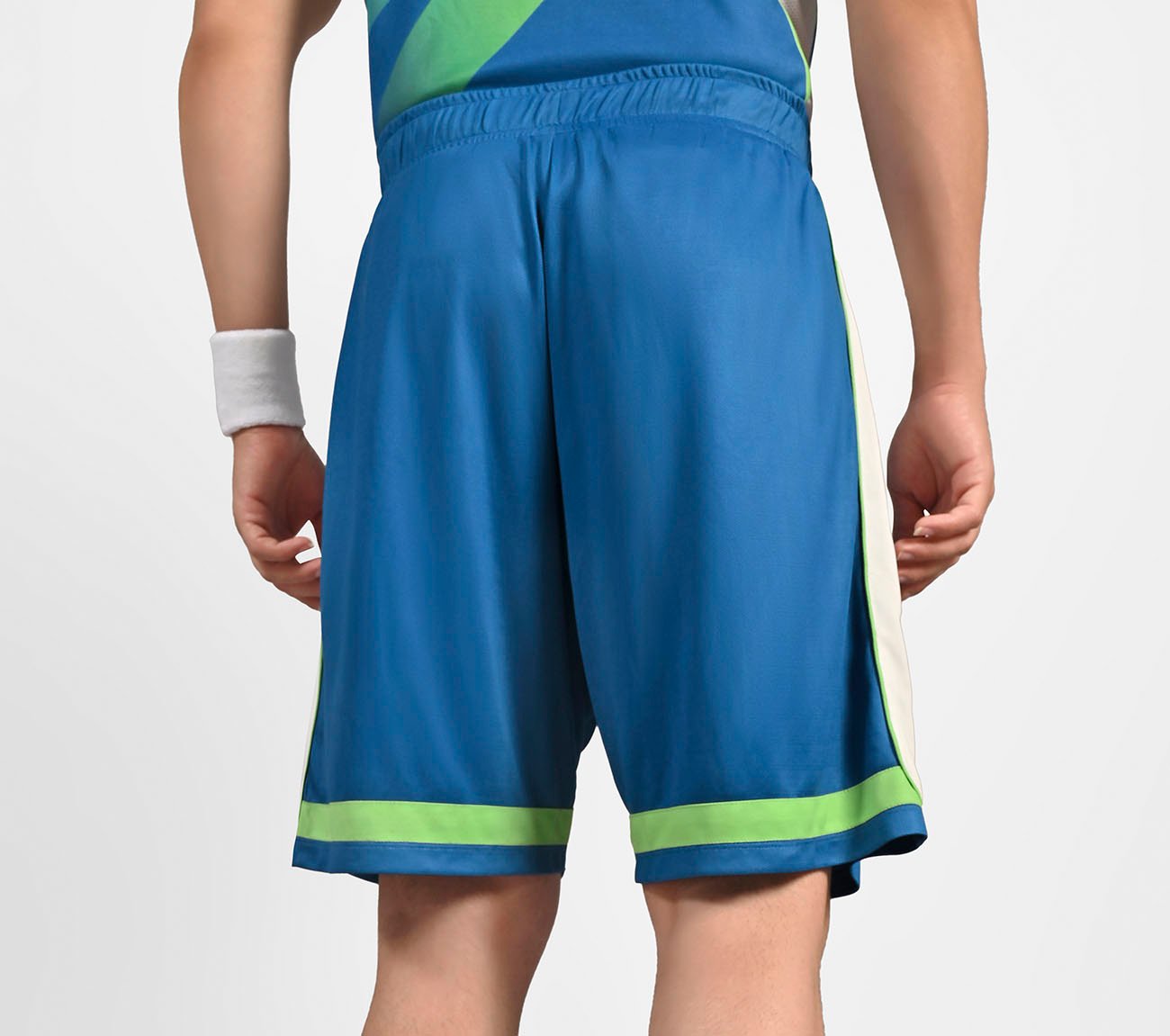 SKECHERS LOS ANGELES BASKETBALL, ROYAL Apparel Left View