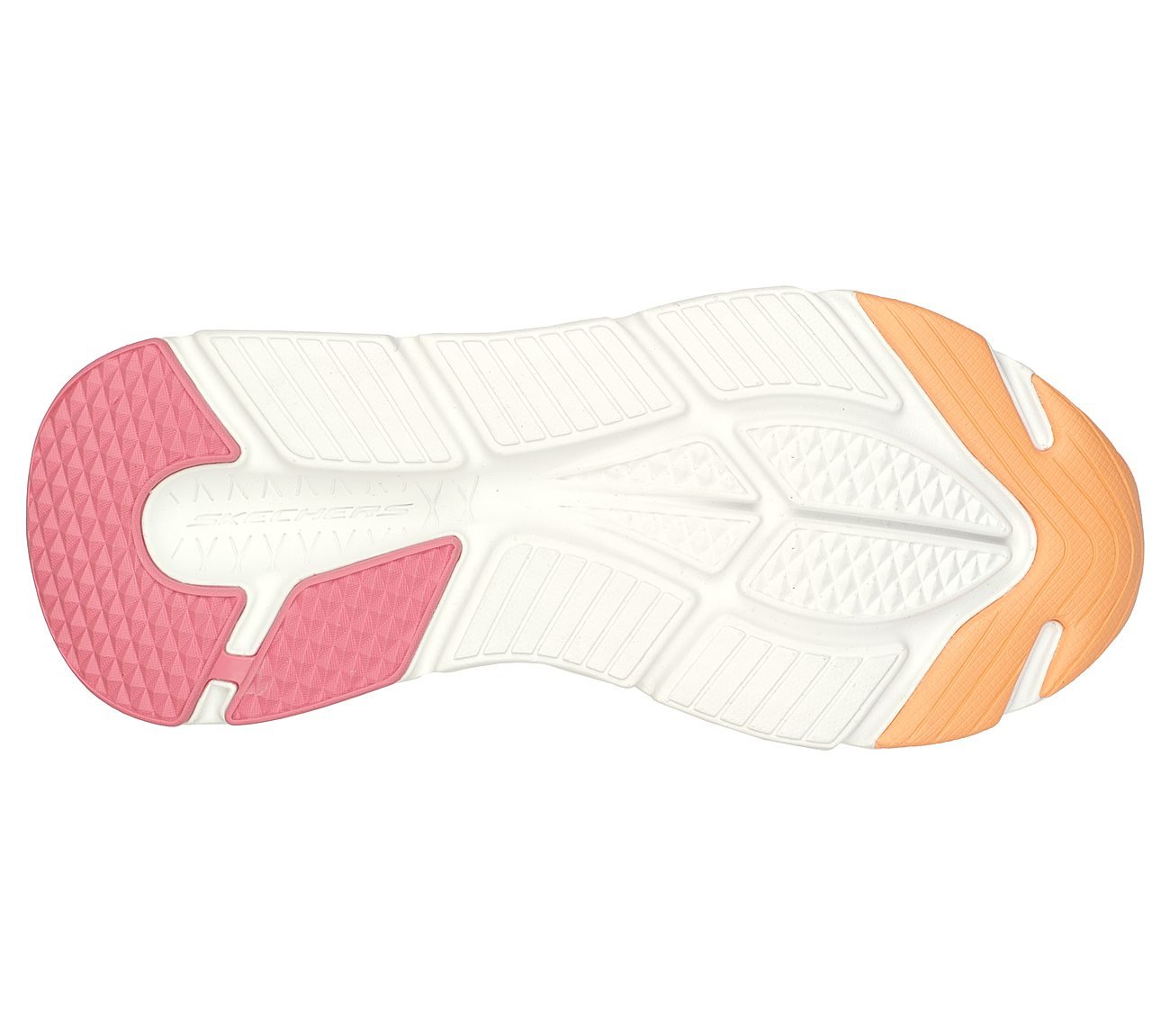 MAX CUSHIONING ELITE - DESTIN, PINK/ORANGE Footwear Bottom View