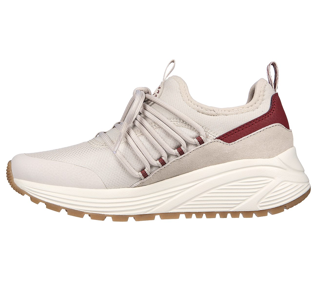 BOBS SPARROW 2.0-SONIC LUV, OFF WHITE Footwear Left View