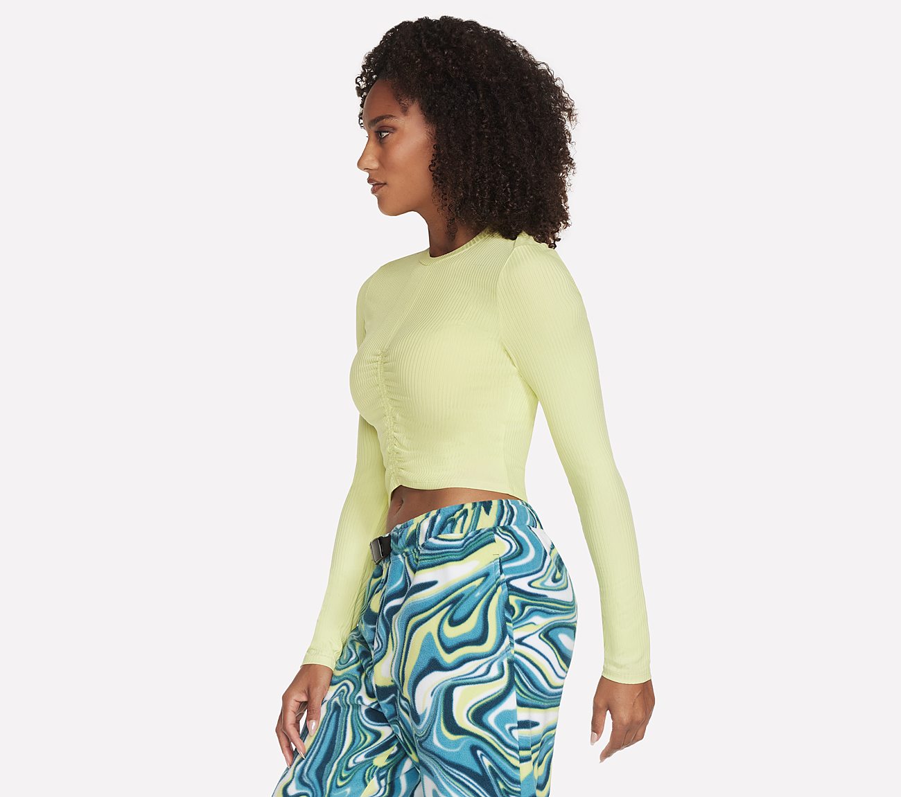 2 MUCH FUN LS, LIME Apparels Bottom View
