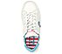 GOLDIE 2.0 - TWO THINGS, WHITE/BLUE/RED Footwear Top View