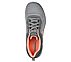 BOUNTIFUL - QUICK PATH, GREY/CORAL Footwear Top View