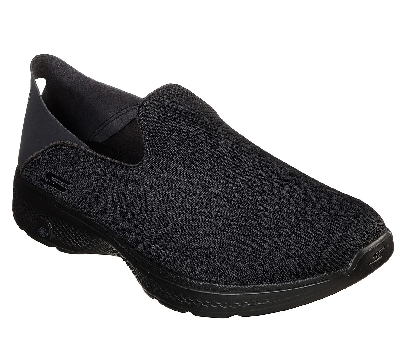 GO WALK 4- CONVERTIBLE, BBLACK Footwear Lateral View