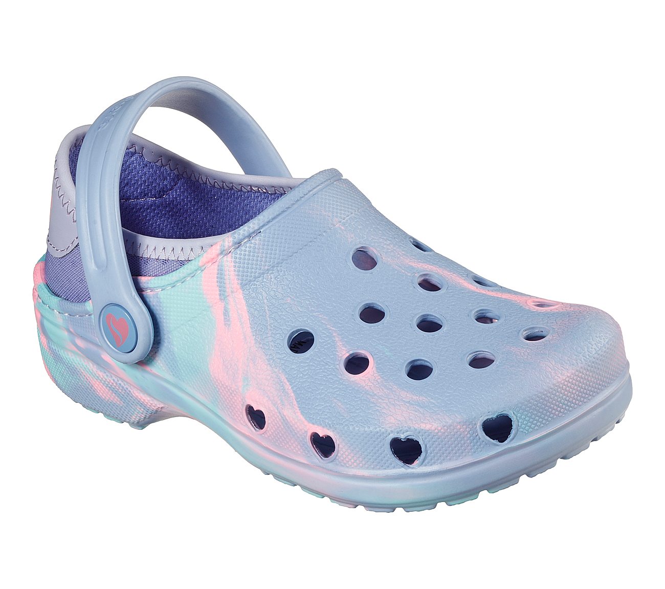 HEART CHARMER - LET'S GO PLAY, BLUE/MULTI Footwear Lateral View