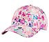 Seascape Floral Hat, PURPLE/TURQUOISE Accessories Lateral View
