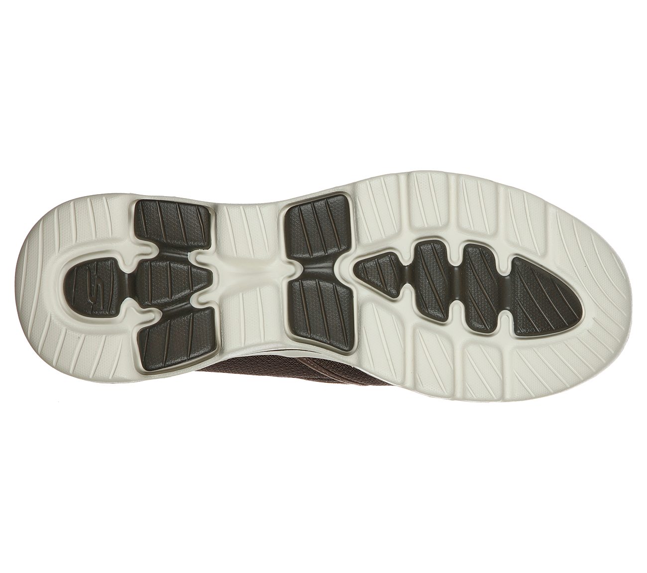 GO WALK 5 - DELCO, KKHAKI Footwear Bottom View