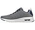 SKECH-AIR COURT, GREY/NAVY Footwear Left View