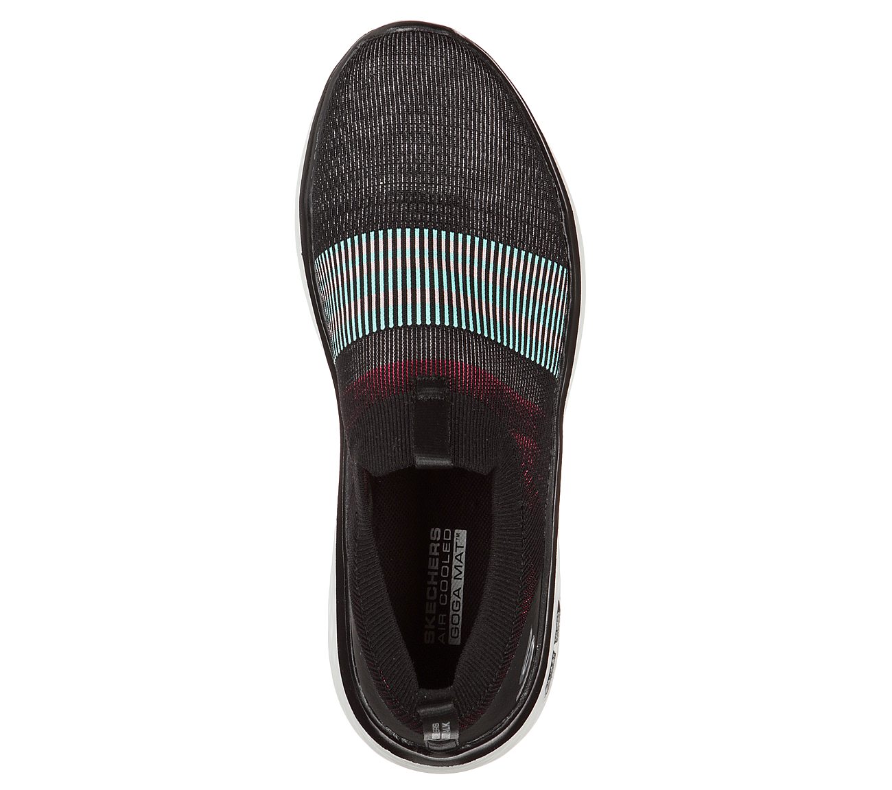 Skechers Black/Multi Go Walk Hyper Burst Rapid Hig Walking Shoes