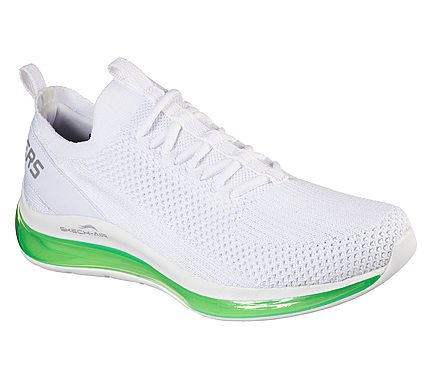 SKECH-AIR ELEMENT 2.0-VESTKIO, WHITE/GREEN Footwear Lateral View