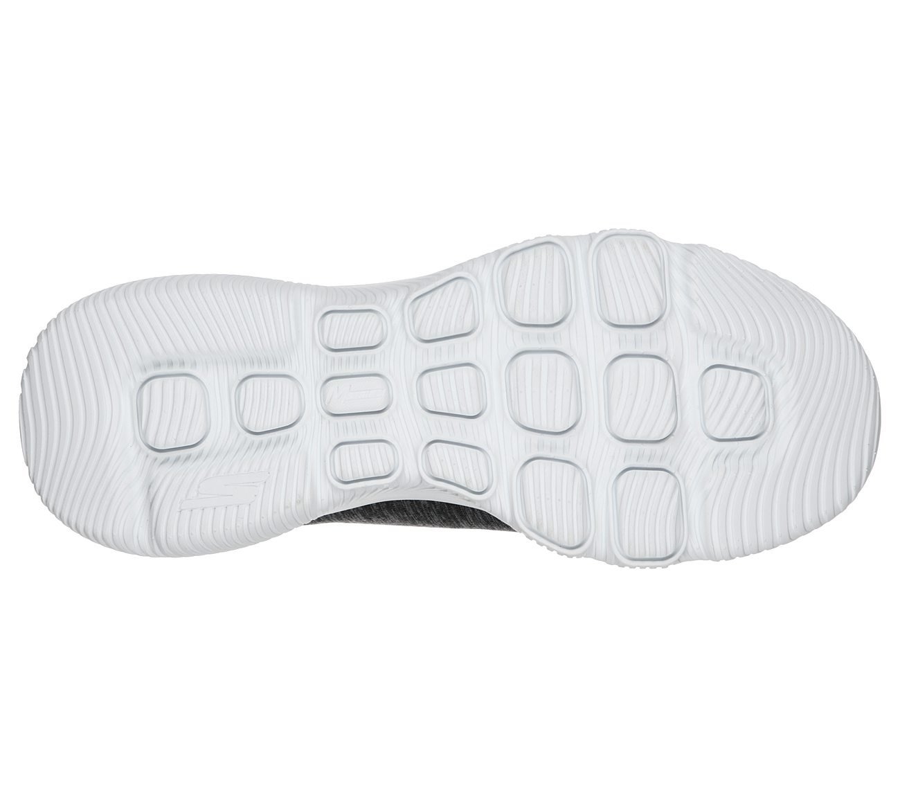 GO RUN FOCUS-SHADE, BLACK/HOT PINK Footwear Bottom View