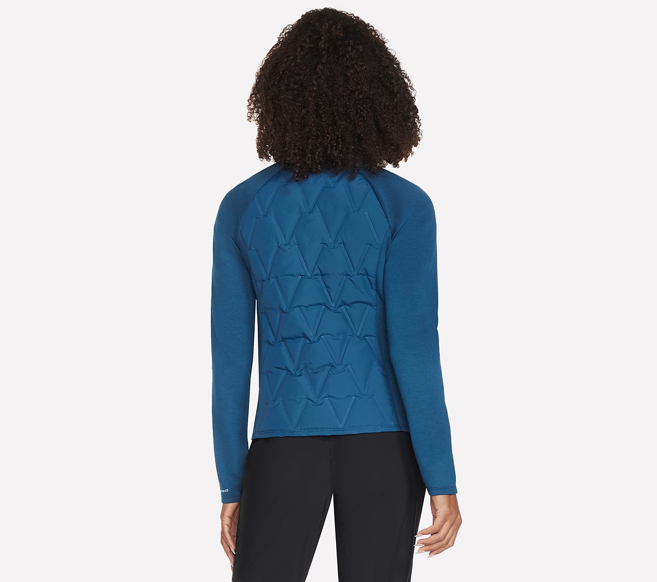 GOSHIELD HYBRID PERFORMANCE JACKET, TEAL/NAVY Apparels Top View