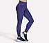 SKECHERS ENDURANCE SEAMLESS LEGGING, NAVY/PURPLE Apparels Left View